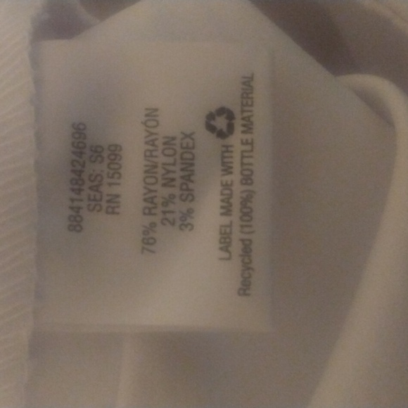 Cropped White Jeans size 22W by Simply Emma - Picture 6 of 6